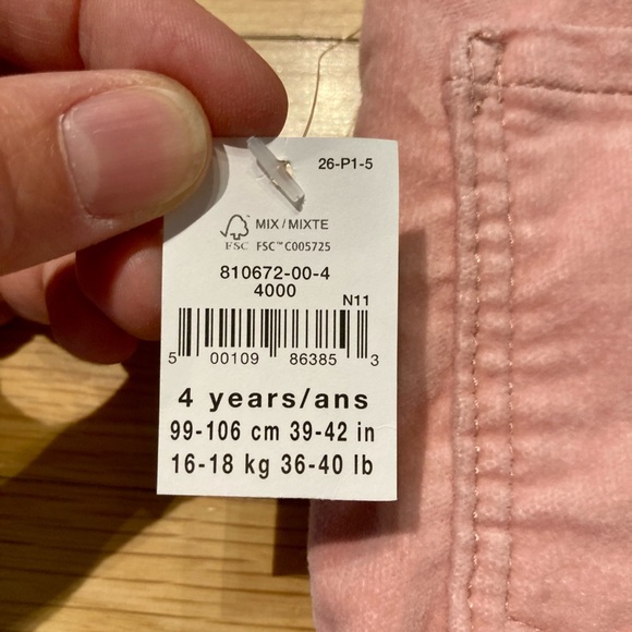 Girl’s overalls NWT - Picture 3 of 5